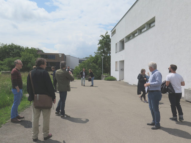 Begehung Projektwettbewerb Neubau Heilpädagogische Schule Rümelbach, Rümlang ZH 