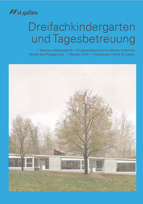 Visualisierung Neubau Kindergarten und Tagesbetreuung Iddastrasse