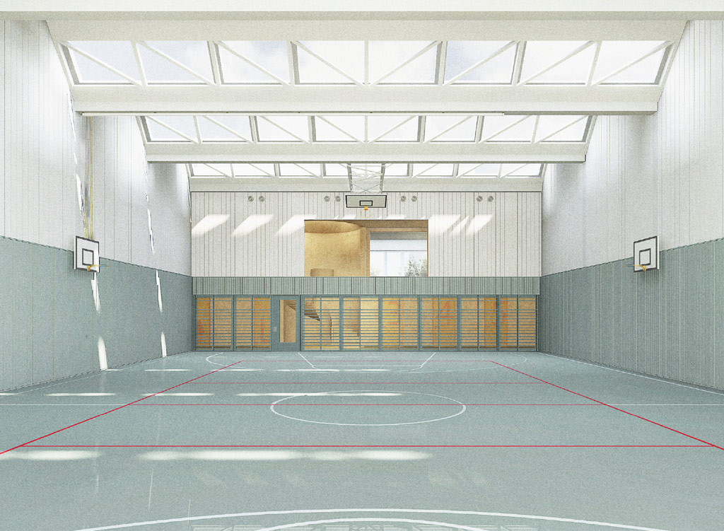 Neubau Sporthallen Bildungszentrum Thurgau (2017)