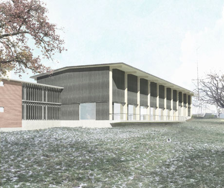 Ergebnis Projektwettbewerb Ersatzneubau Mehrzweckhalle Rünenberg, BL