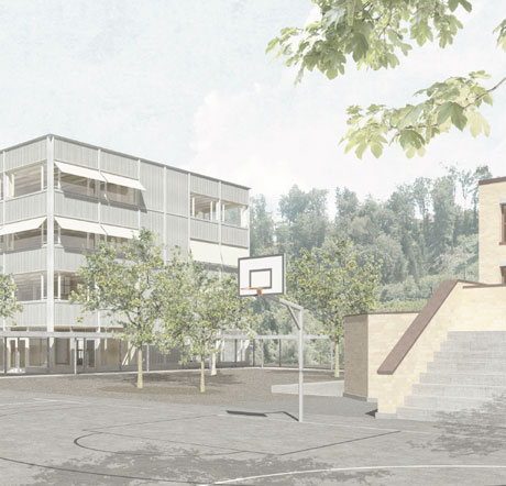 Ergebnis Projektwettbewerb Erweiterung Schulanlage Zwingen, BL