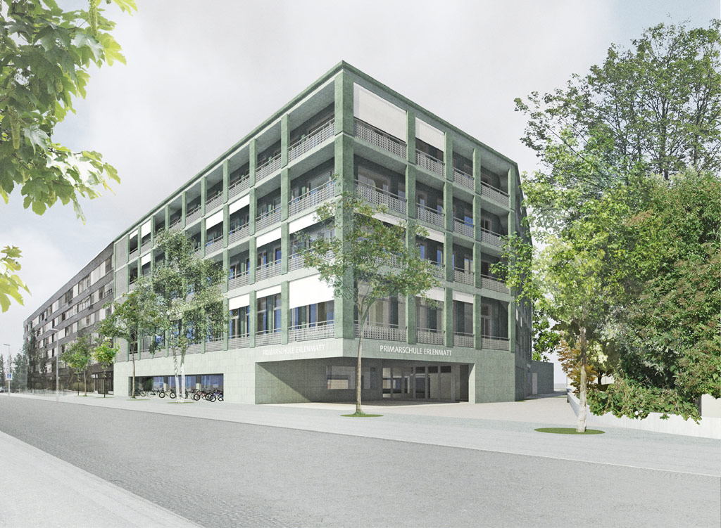 Neubau Schulhaus Erlenmatt Basel (2012)