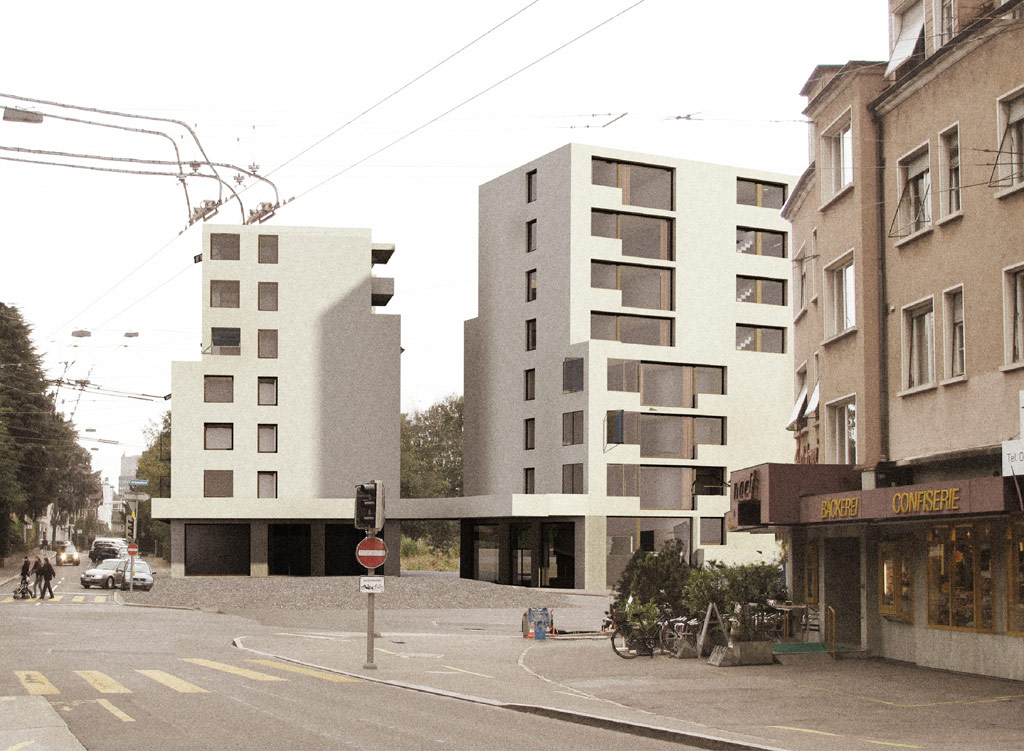 Projektwettbewerb Wohnüberbauung Kornenwiese, Zürich (2010) 