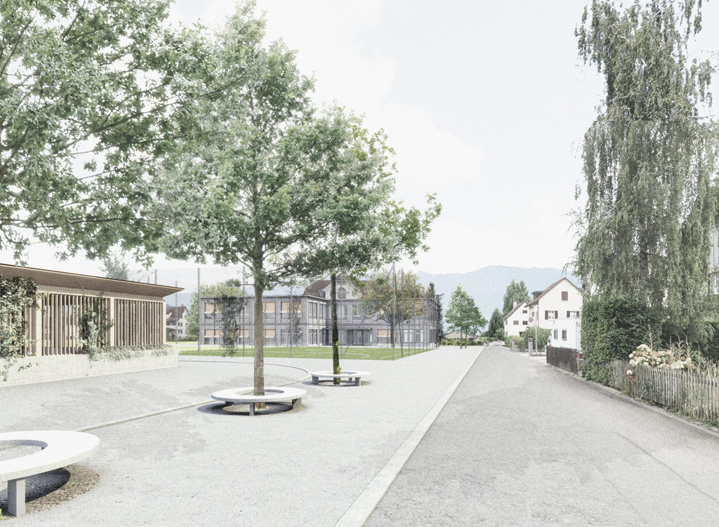 Erweiterung und Sanierung Schulanlage Bogenacker Tannenbühl Dürnten (2018)